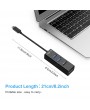 USB Accessories - 3 Ports USB C HUB Type C Splitter with TF Card Reader USB-C Adapter for Macbook Pro Air Surface Pro 6 Huawei Matebook HUB