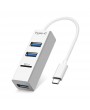 USB Accessories - 3 Ports USB C HUB Type C Splitter with TF Card Reader USB-C Adapter for Macbook Pro Air Surface Pro 6 Huawei Matebook HUB