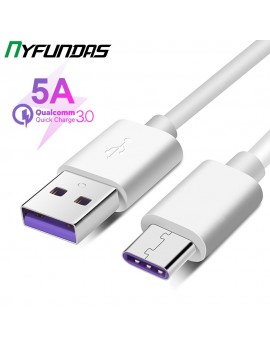 5A Type C Supercharge Data Cable For Huawei P30 P20 Pro Lite Mate 20 Pro P10
