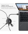 USB Accessories - Baseus USB HUB USB 3.0 USB C HUB for MacBook Pro Surface USB Type C HUB USB 2.0 Adapter with Micro USB for Computer USB Splitter