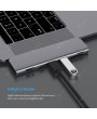 USB Accessories - USB 3.1 Type-C Hub To HDMI Adapter 4K Thunderbolt 3 USB C Hub with Hub 3.0 TF SD Reader Slot PD for MacBook Pro/Air 2018/2019