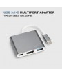 USB Accessories - USB C HUB to HDMI Adapter for Macbook Pro/Air Thunderbolt 3 USB Type C Hub to HDMI 4K USB 3.0 Port USB-C Power