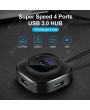 USB Accessories - USB C HUB USB 3.0 HUB Multi USB Splitter 4 Port Type C HUB 2.0 USB-C Hab Multiple Type-C Hab Expander for PC