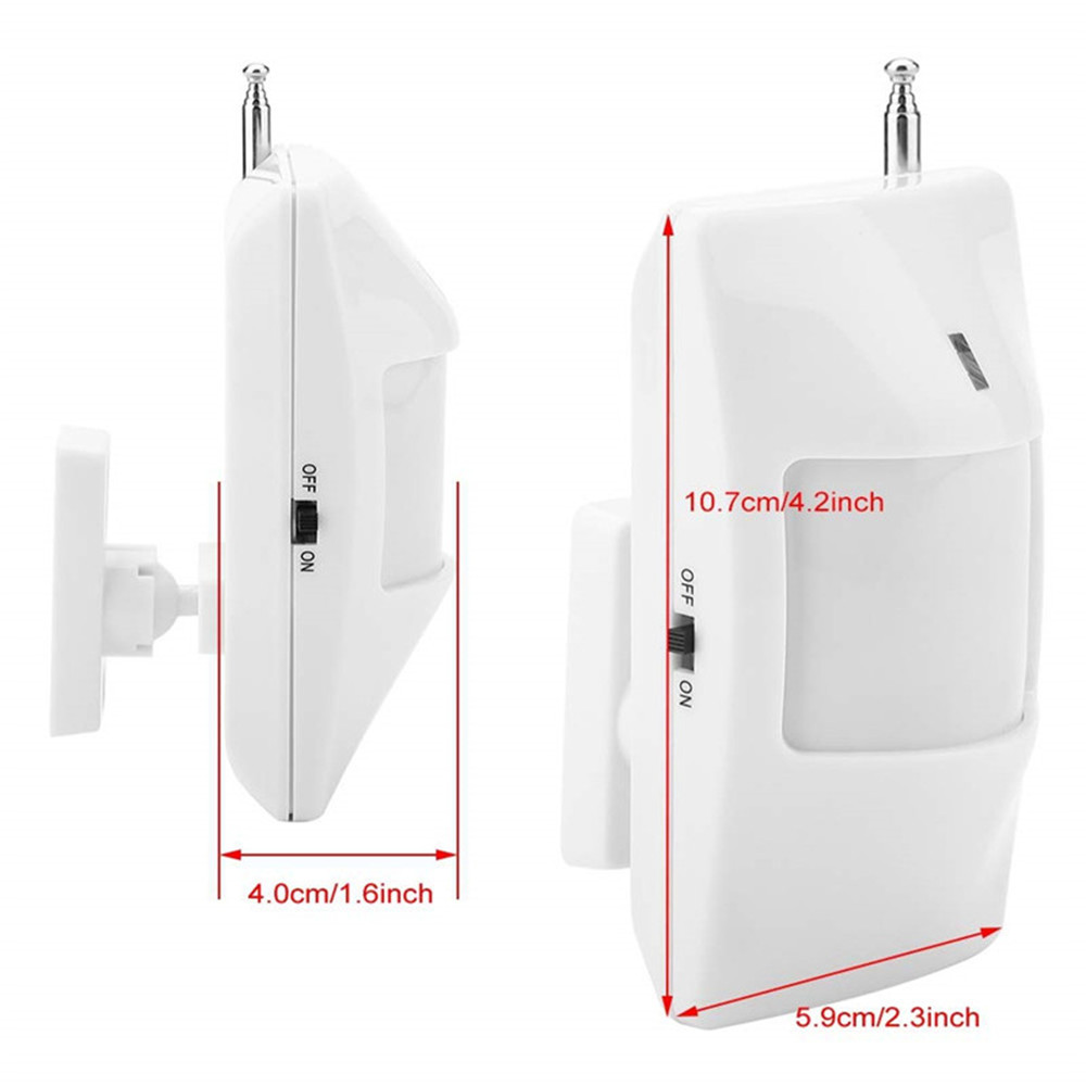 433MHz Wireless PIR Infrared Motion Detector Sensor Burglar Home Alarm System 433MHz Wireless PIR Infrared Motion Detector Sensor Burglar Home Alarm System