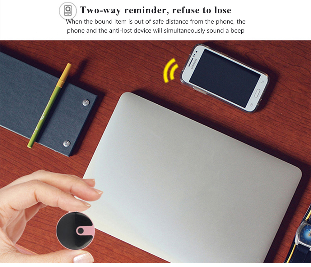 Wireless Mini Smart Anti-theft Device Alarm Bluetooth Tracker Locator Anti-lost Key Finder - Black Wireless Mini Smart Anti-theft Device Alarm Bluetooth Tracker Locator Anti-lost Key Finder - Black