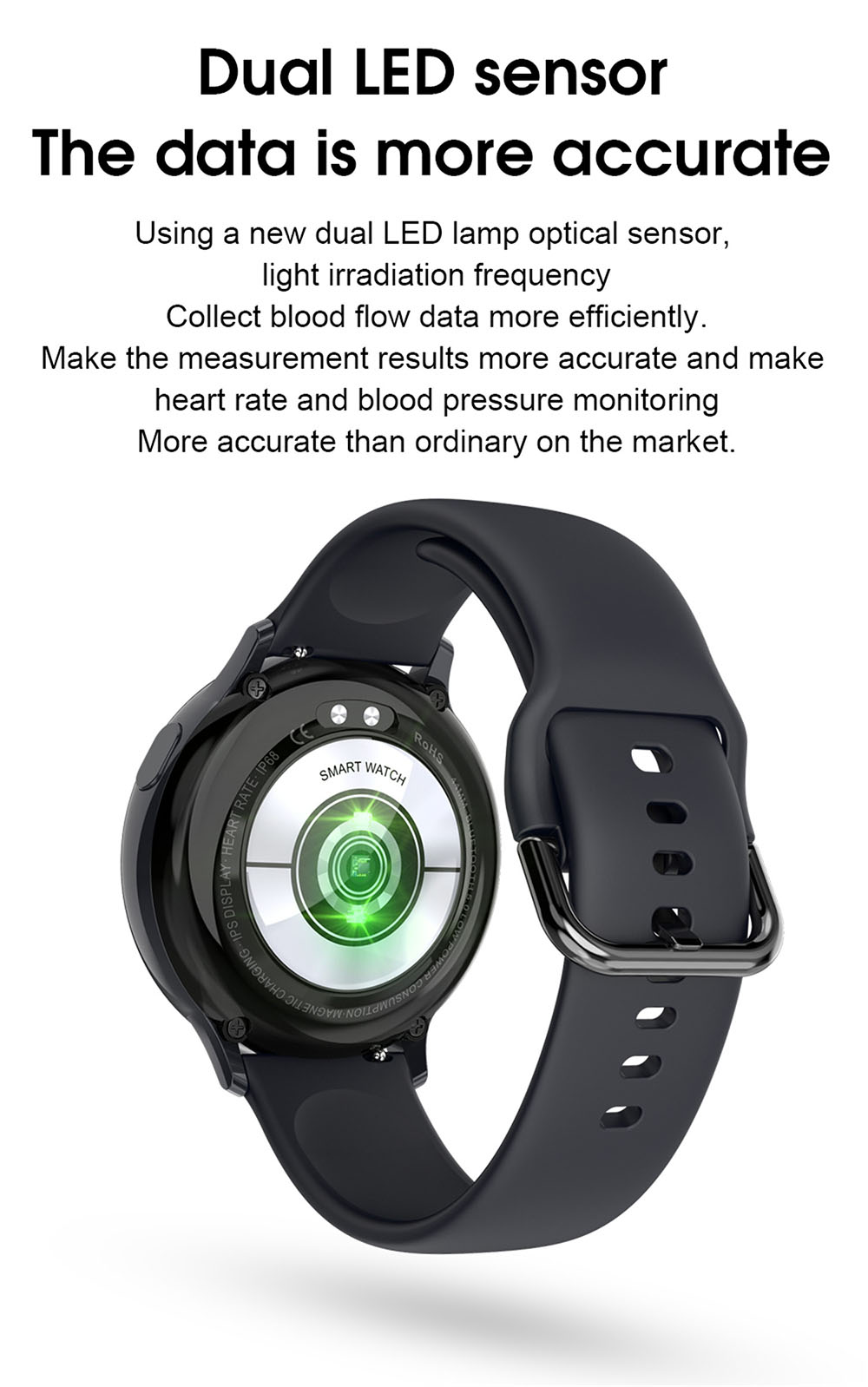 S30 Smart Watch - Black Silicone Band S30 Smart Watch - Black Silicone Band