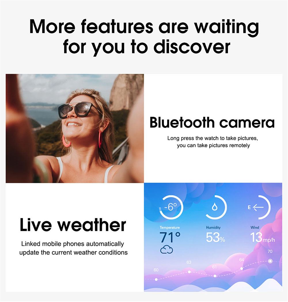 S30 Smart Watch - Black Silicone Band S30 Smart Watch - Black Silicone Band