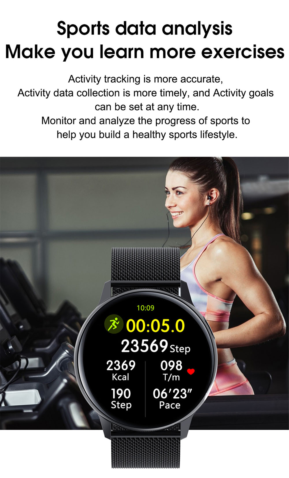 S30 Smart Watch - Black Silicone Band S30 Smart Watch - Black Silicone Band