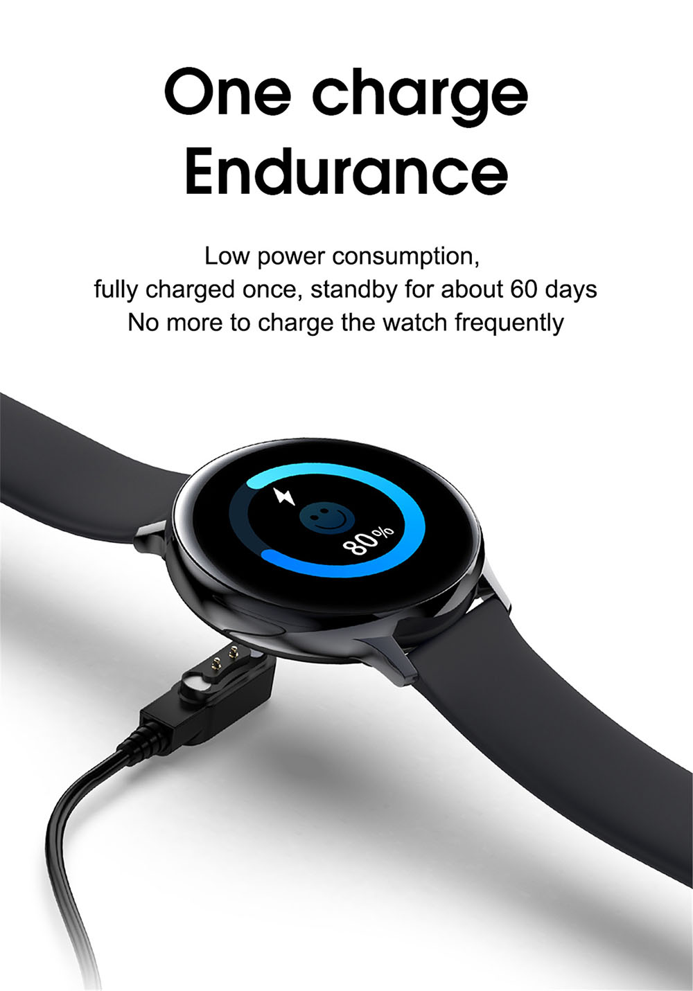 S30 Smart Watch - Black Silicone Band S30 Smart Watch - Black Silicone Band