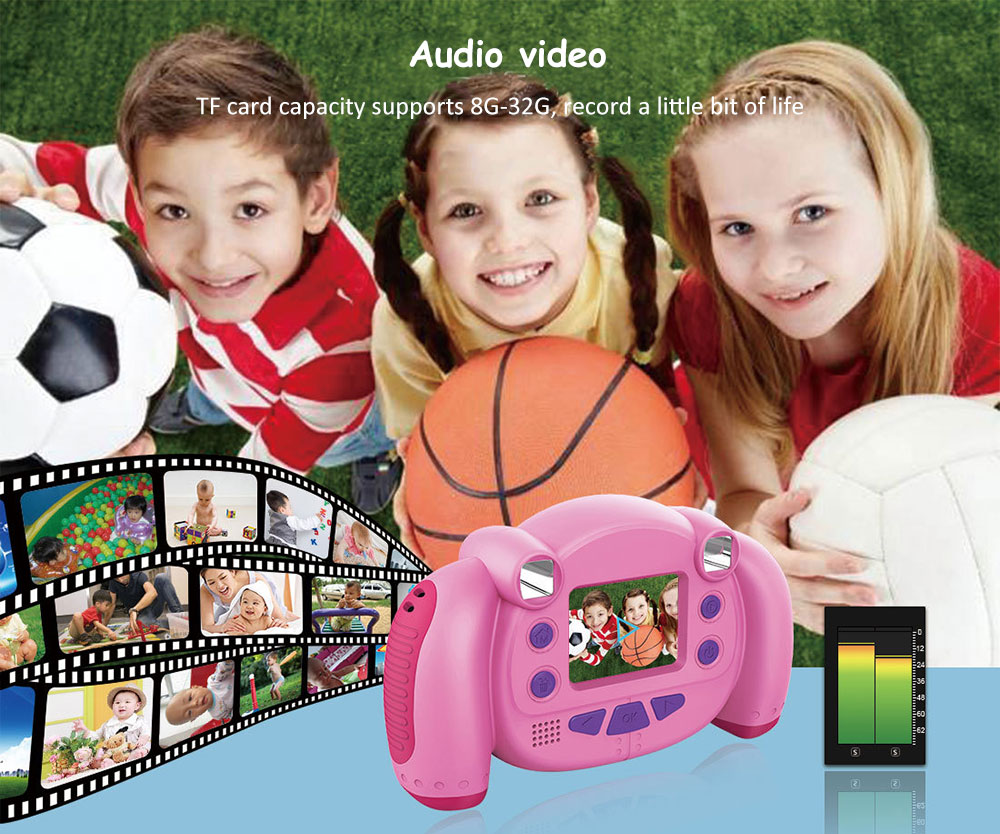 Creative Funny Children's Toy Digital Camera- Pink Creative Funny Children's Toy Digital Camera- Pink